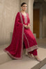 Magenta Pink Crepe Silk Zari and Sequins Embroidered Anarkali Suit