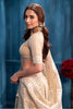 Cream Matelic Tissue Embroidered Lehanga