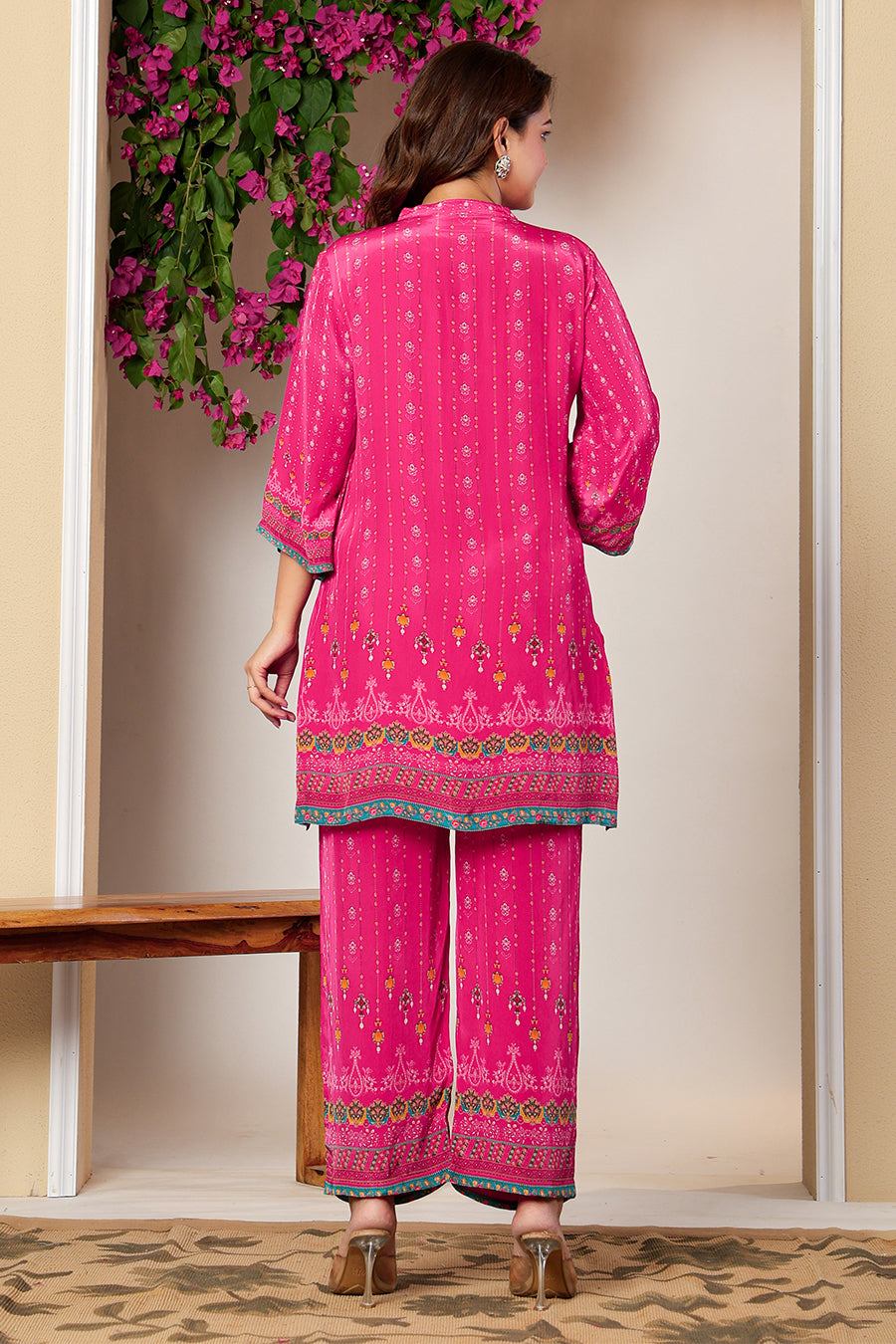 Rani Color Crepe Printed Co-Ord Dress