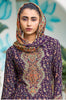 Purple Muslin Floral Printed Unstitched Suit Material