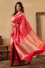 Rani Silk Banarasi Woven Saree