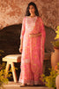 Pink Color Crepe Silk Embroidered &amp; Floral Printed Suit with Gharara