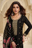 Black Silk Zari Woven Suit Set