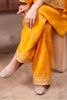Mustard Zari And Sequins Embroidered Suits With Embroidered Pallazo