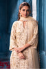 Cream Matelic Tissue Cut-dana And Sequins Embroidered Suits