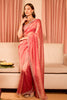 Dusty Pink Tissue Swaroski Work Saree