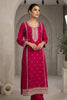 Magenta Pink Crepe Silk Zari and Sequins Embroidered Anarkali Suit