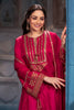 Cherry Red Sequins And Zari Embroidered Silk Suit Set