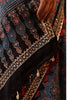 Navy Pure Mulberry Silk Printed And Embroidered Saree