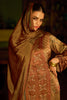 Brown Spun Printed Unstitched Suit Material