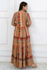 Beige Color Cotton Embroidered Anarkali Kurta