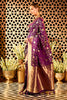 Purple Banarasi Katan Silk Saree