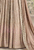 Beige Georgette Zari and Sequins Embroidered Anarkali Suit