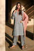 Grey Color Cotton Polka dots Printed Unstitched Suit Material