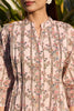 Pink Floral Printed Cotton Long Kurta Set