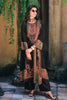Black Silk Woven And Printed Unstitched Suit Material