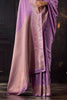 Opera Mauve Zari Woven Soft Silk Saree