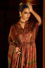 Maroon Spun Printed Unstitched Suit Material