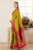 Sage Green Woven Chanderi Silk Saree