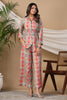 Grey Color Muslin Printed Pallazo Co-Ord Set