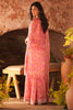 Pink Color Crepe Silk Embroidered &amp; Floral Printed Suit with Gharara