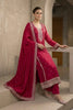 Magenta Pink Crepe Silk Zari and Sequins Embroidered Anarkali Suit