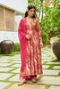 Fuchsia Pink Color Muslin Printed Anarkali Suit