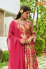 Fuchsia Pink Color Muslin Printed Anarkali Suit