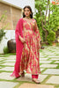 Fuchsia Pink Color Muslin Printed Anarkali Suit