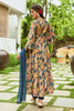 Blue Color Muslin Printed Anarkali Suit