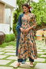 Blue Color Muslin Printed Anarkali Suit