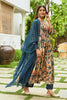 Blue Color Muslin Printed Anarkali Suit