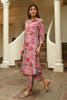 Pink Colour Muslin Printed Co-Ord Dress