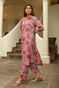 Pink Colour Muslin Printed Co-Ord Dress