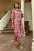 Pink Colour Muslin Printed Co-Ord Dress