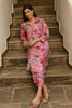 Pink Colour Muslin Printed Co-Ord Dress