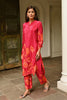 Fuchsia Pink Colour Printed Muslin Co-Ord Dress