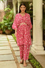 Pink Colour Printed Muslin Co-Ord Dress