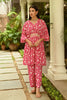 Pink Colour Printed Muslin Co-Ord Dress