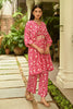 Pink Colour Printed Muslin Co-Ord Dress