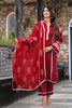 Maroon Color Cotton Straight Suit