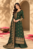Green Color Velvet Digital Printed Unstitched Suit Material