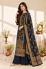 Grey Digital Printed Velvet Unstitched Suit Fabric