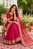 Rani Cotton Silk Woven Saree