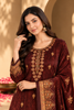 Maroon Color Velvet Digital Printed Unstitched Suit Material