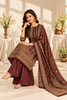 Maroon Digital Printed Velvet Unstitched Suit Fabric
