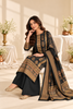 Grey Digital Printed Velvet Unstitched Suit Fabric