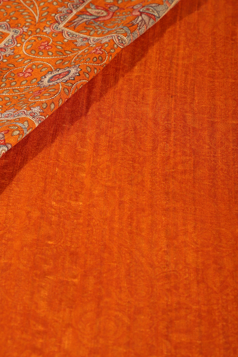 Mustard Color Cotton Traditional Printed Saree