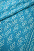 Turquoise Color Georgette Printed Saree