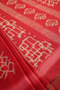 Red Color Georgette Printed Saree